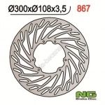 Disque de frein fixe avant pour derbi senda drd sm, pro 50 '07-08, rieju smx pro '07-08