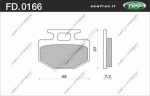 Plaquettes de frein Newfren Standard organique   .FD.0166 BS 