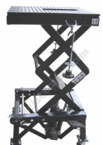 Pont � colonne pour moto sans roulettes