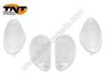 Cabochons Clignotant Blancs (x4) Typhoon NRG