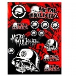Planche autocollants Metal Mulisha