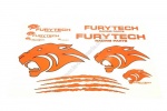 Autocollants Furytech complet Scooter