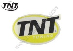 Autocollant tnt tuning jaune 7x4 cm encollage arri�re