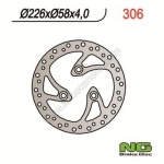 Disque de frein NG Brake Disc Diam�tre origine 306 PEUGEOT 