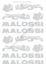 Planche autocollants malossi chrom�