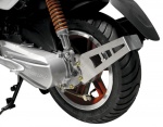 Support plaque immatriculation alu Scooter CPI