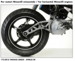 Triangle de fixation �chappement Polini Nitro Aerox
