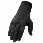 Sous gants  eco soie noir  ( la paire )