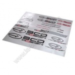 Autocollant bcd universel noir (planche 29 x 31cm)