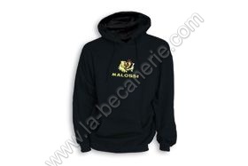 Sweat-shirt malossi avec capuche noir