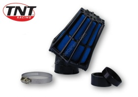 Filtre � air hexagonal fixation � 30� d.28-35 mousse bleue