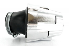 Filtre � air polini air box chrom� coud� 30�