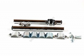 Guidon bracelets chrom�e (la paire)