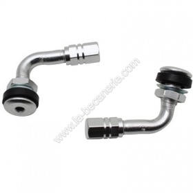 Valves de pneu coud� replay aluminium x2