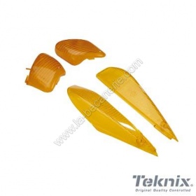Cabochons clignotant orange adaptable pour booster next rocket < 1998 (x4)