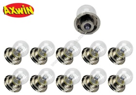Ampoule de phare avant blanche colerette 6v 15w (p26s)