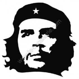 Autocollant che guevara 7x7cm