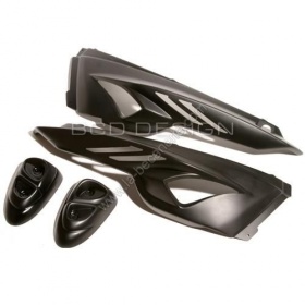 Coques arri�res bcd + pads avants + grilles  stunt / slider
