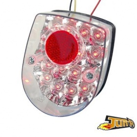 Feu arri�re complet dax � led blanc avec �clairage plaque