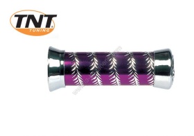 Rev�tements lucky violet embouts chrom�s (la paire)