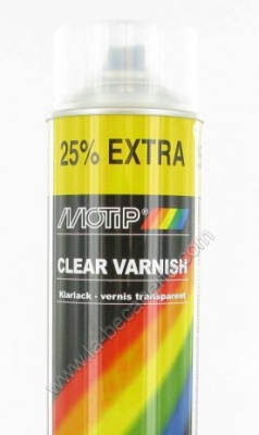 Bombe de peinture ou vernis 400ml + 25% gratuite
