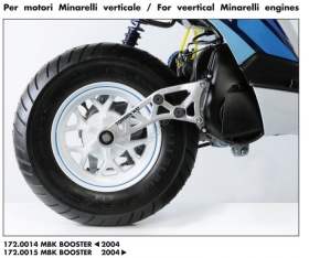 Triangle de fixation �chappement polini booster 2004>