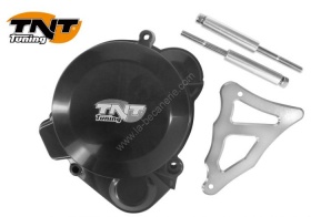 Carter allumage et cache pignon alu derbi senda euro 3