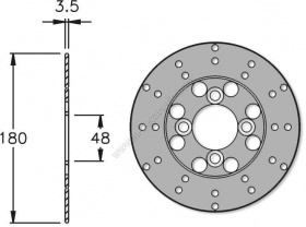 Disque de frein booster >99 / booster next