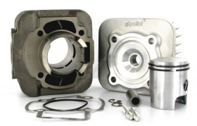 Cylindre culasse d.40 polini fonte typhoon / ice / vespa / zip 50cc