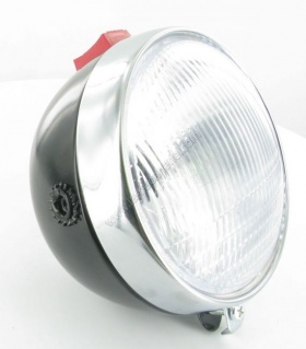 Phare rond noir d.120