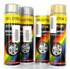 Bombe de peinture pour jantes motip 500ml