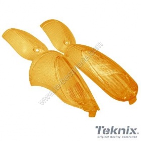 Cabochons clignotant orange (x4) stalker