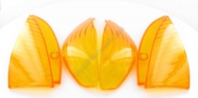 Cabochons clignotant ar orange et clignotant av vivacity