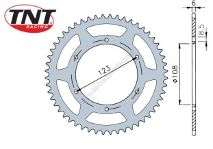Couronne Peugeot XR6/XRS Derbi GPR 50 Racing >2004