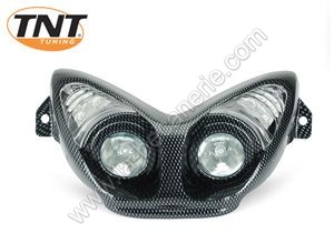 Masque Double Optique Halogènes + Clignotant Leds Nitro 