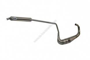 POT LEOVINCI V6 DERBI GPR NUD Silencieux titane (passage sous selle)