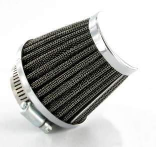 Filtre à air Top performances type KN Chromé D.42 (Special Moto)
