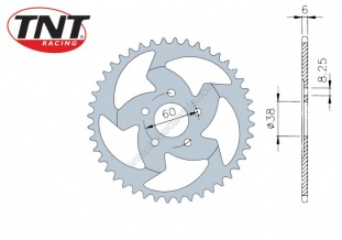Couronne Rieju RS1 44 Dents 420
