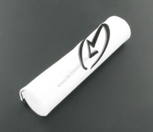 Mousse de guidon BCD Blanche Logo Noir