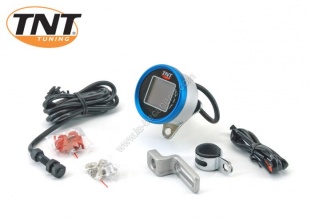 Compteur digital rond alu