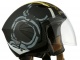 Casque jet Hebo Spitfire noir mat