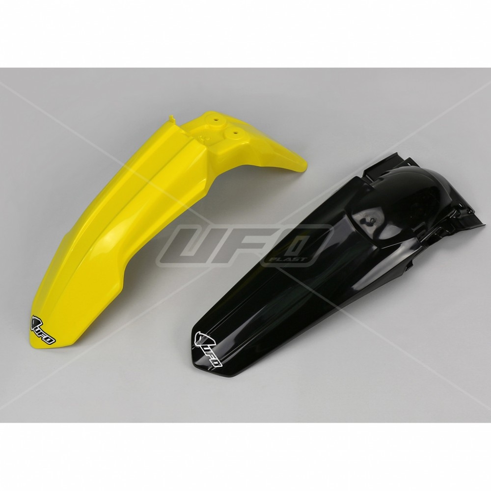 Kit garde-boue avant et arrière UFO Suzuki 250 RM-Z 13-17 jaune/noir