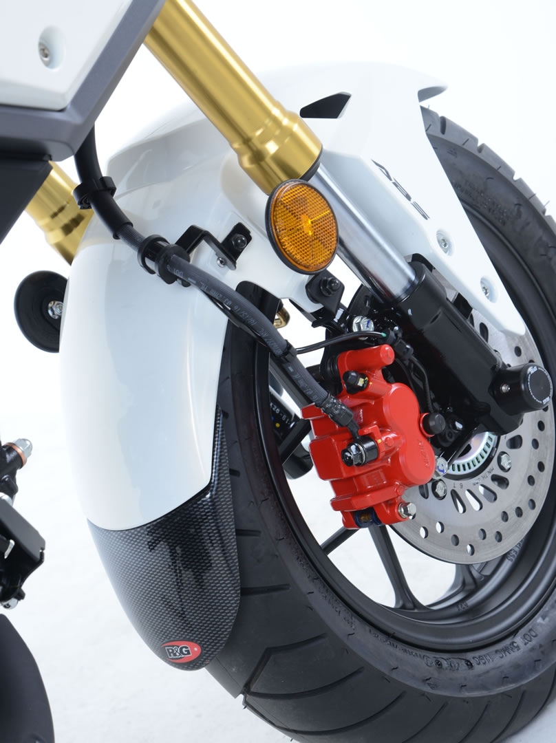 Extension de garde-boue avant R&G Racing noir Honda MSX 125 16-18