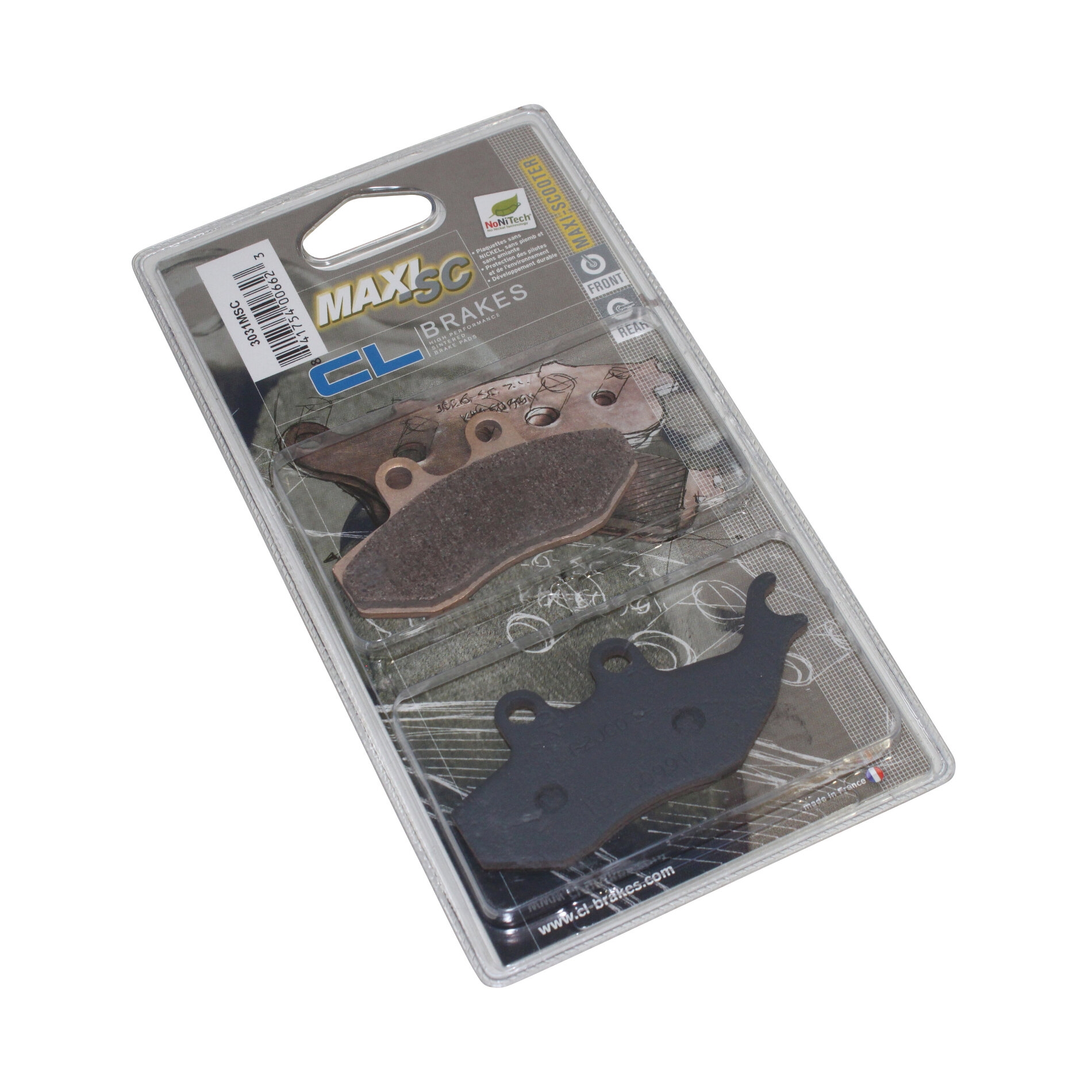 Plaquettes de frein Carbone Lorraine 3031MSC