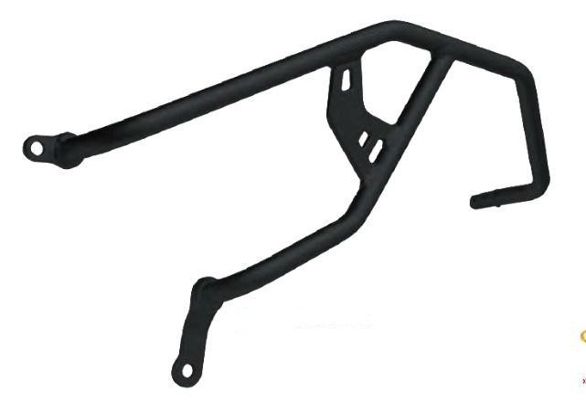 Barres de protection latérale aluminium noir Bihr pour KTM 125 Duke 11