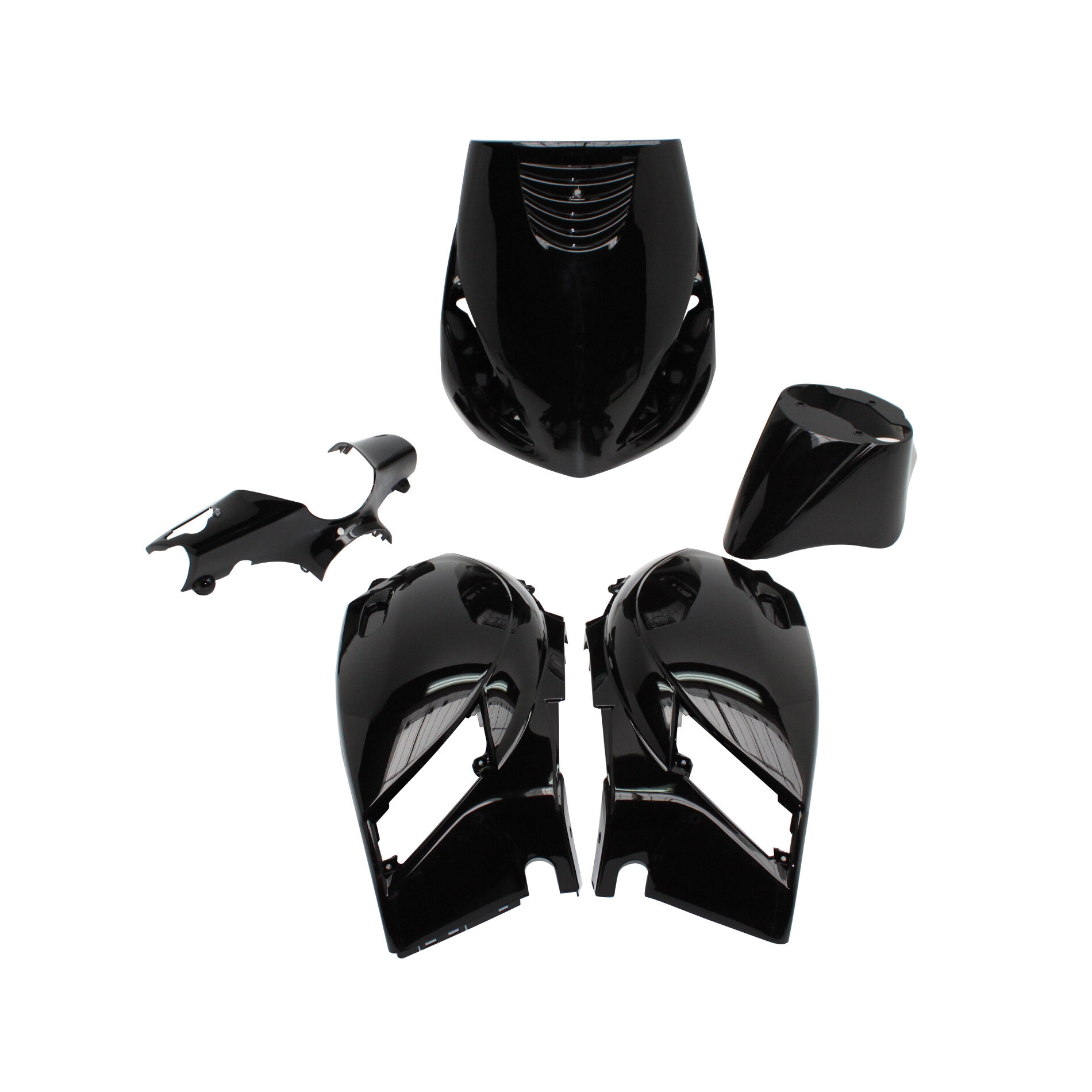 Kit habillage type origine Piaggio Zip 2000> - Noir