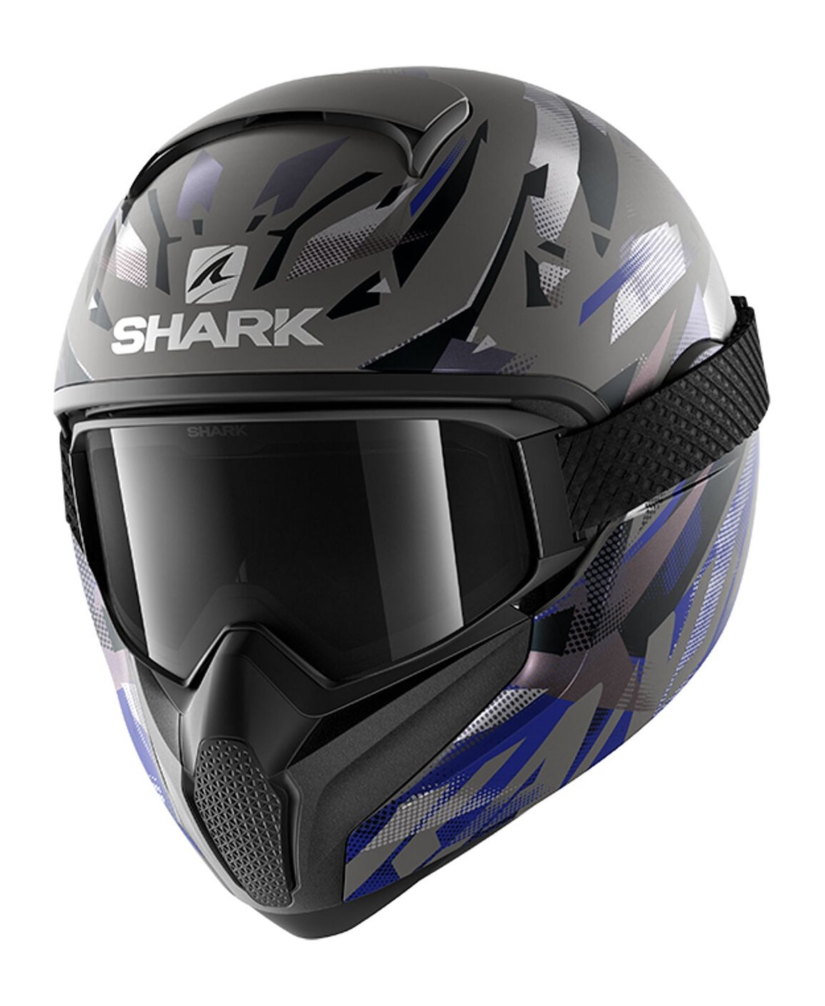 Casque intégral Shark Vancore 2 Kanhji Mat anthracite/noir/bleu - XL