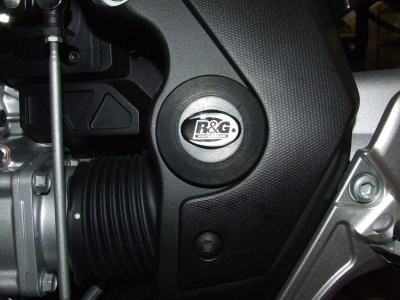 Insert de cadre gauche R&G Racing noir Honda VFR 1200 X Crosstourer 12