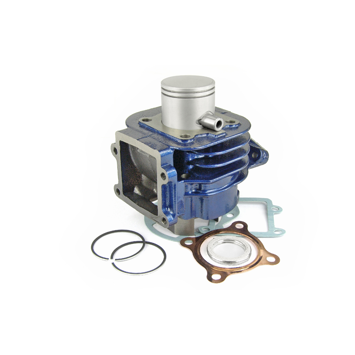 Cylindre Carenzi D.40 Fonte Booster Bleu 50cc