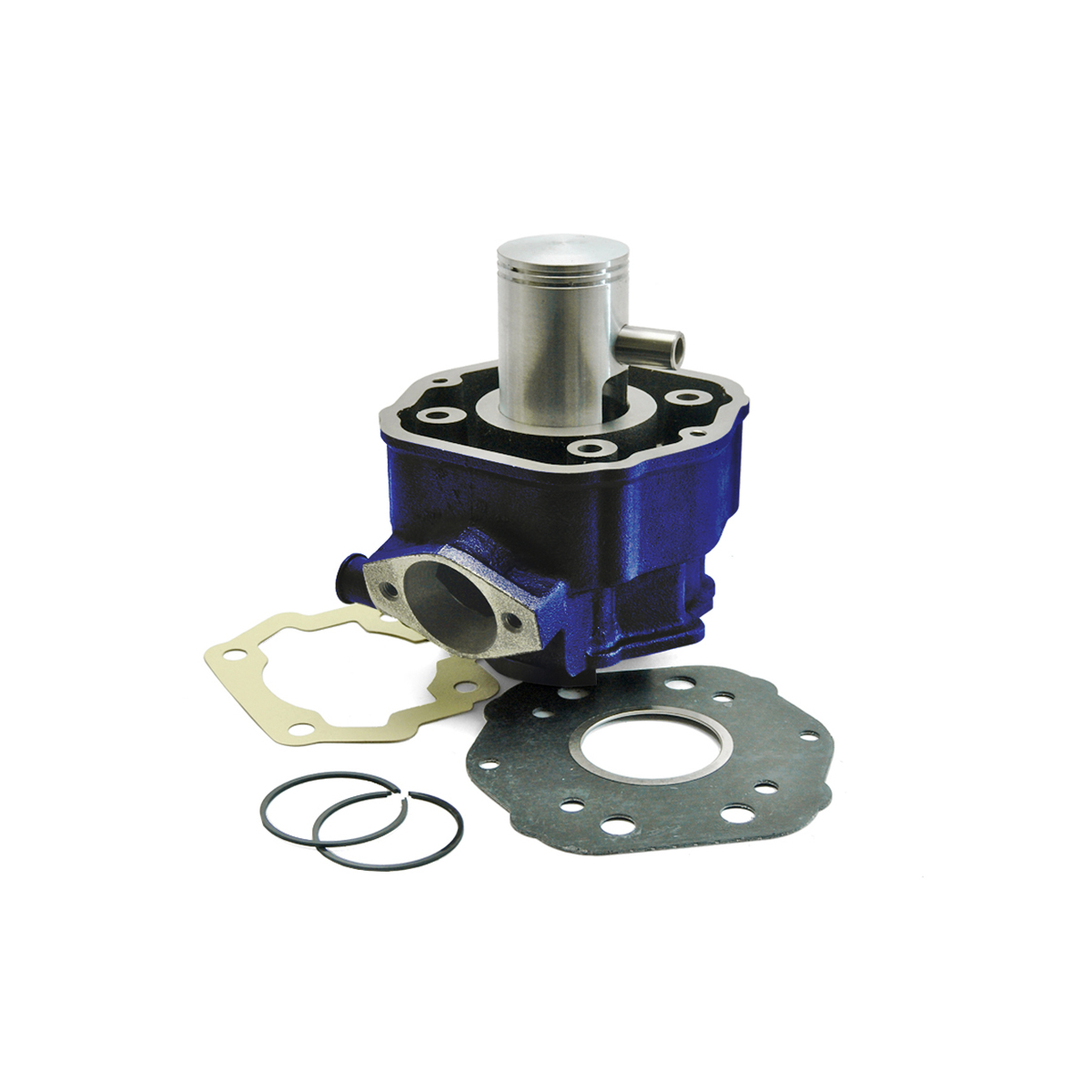 Cylindre Carenzi D.40 Fonte Derbi Euro 2 Bleu 50cc